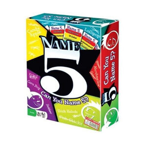 CAN YOU NAME 5? Party Board Game by Endless Games Team Play Tons Of Family FUN